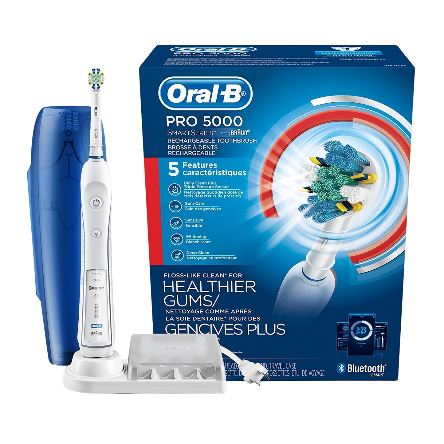 Oral-B Pro 5000 with Bluetooth Technology Electric Rechargeable Toothbrush