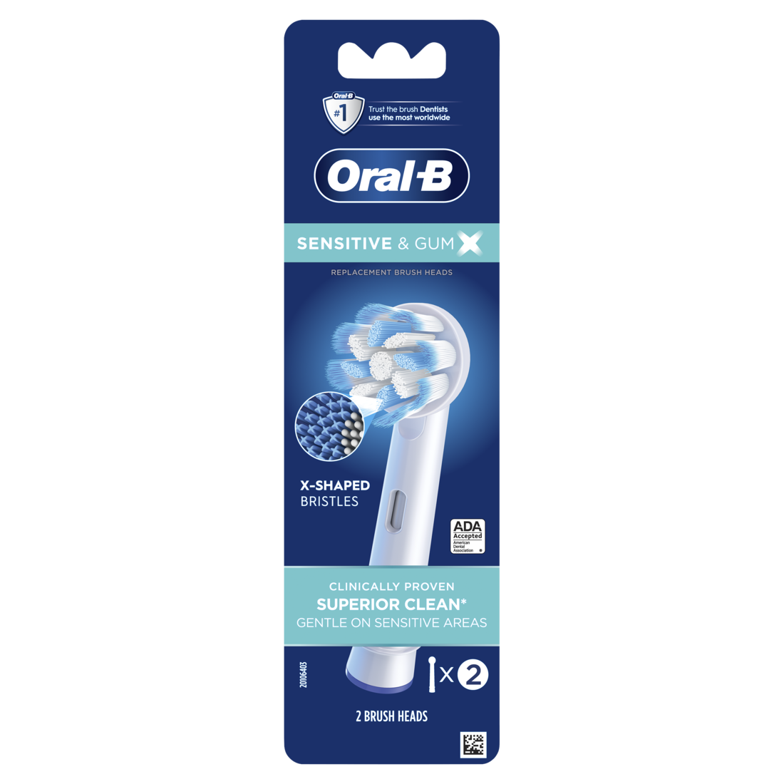 Oral-B Sensitive& Gum Replacement Brush Heads