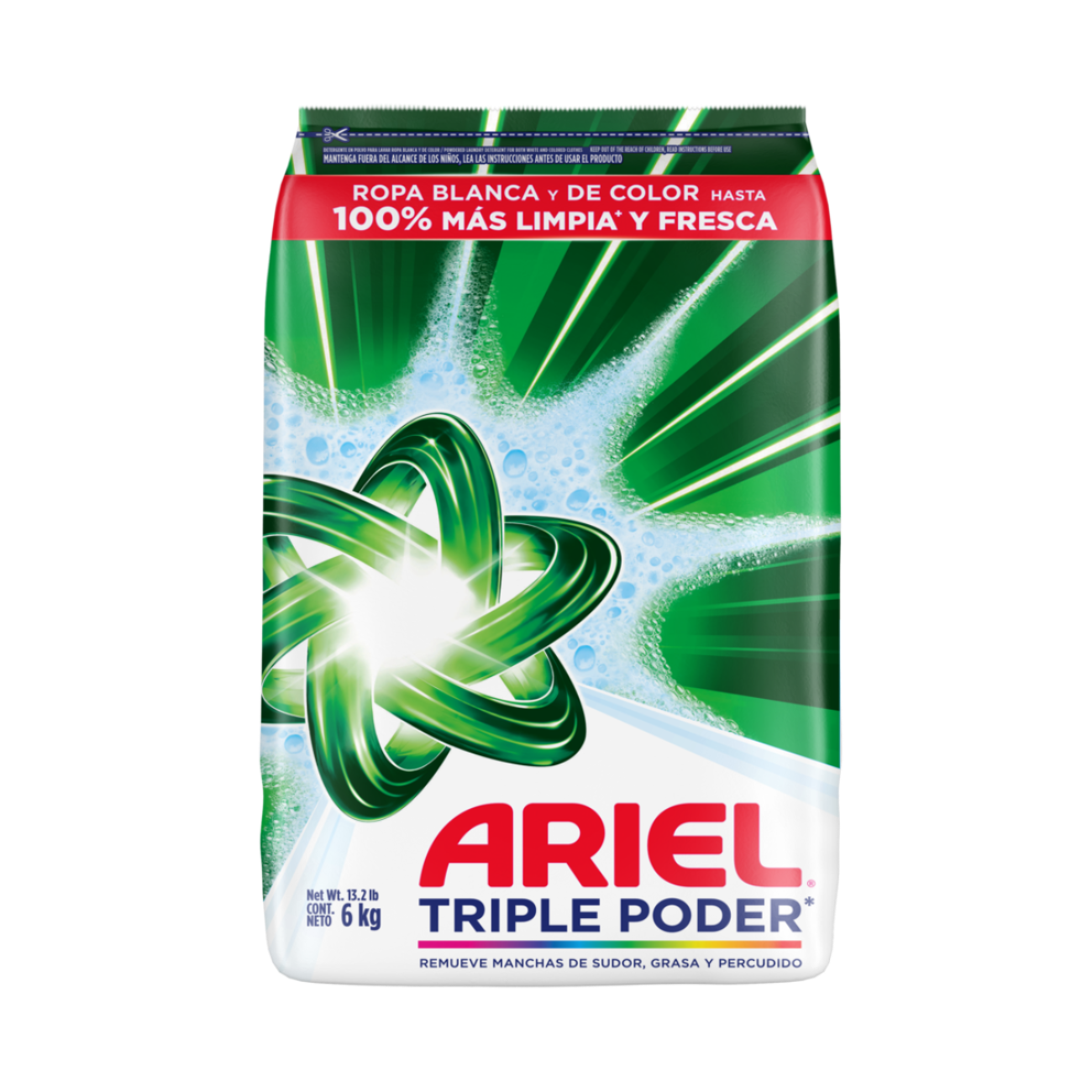 Ariel Triple Poder Laundry Detergent – 3x 6 kg