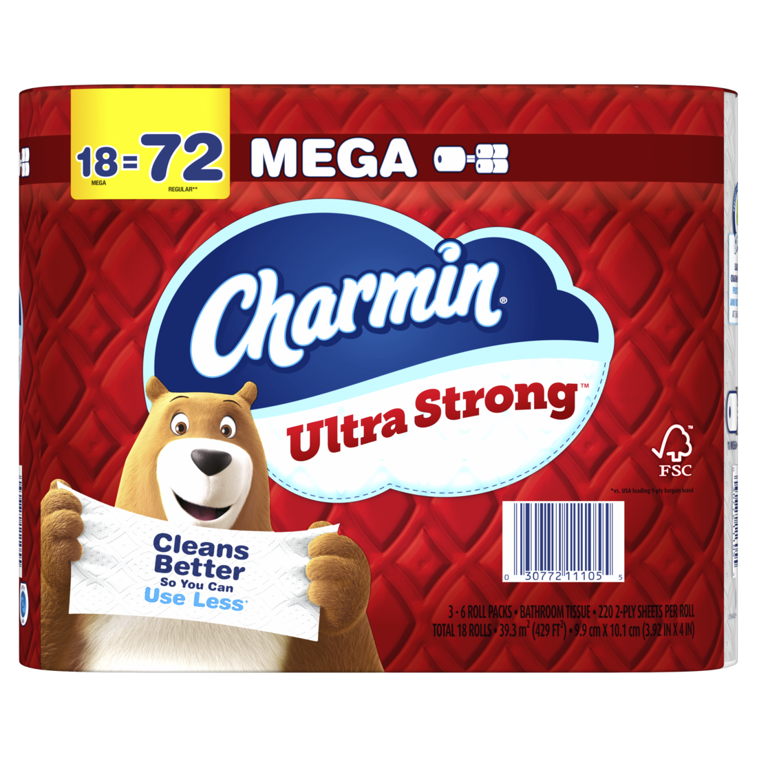 Charmin ultra strong 18 rolls