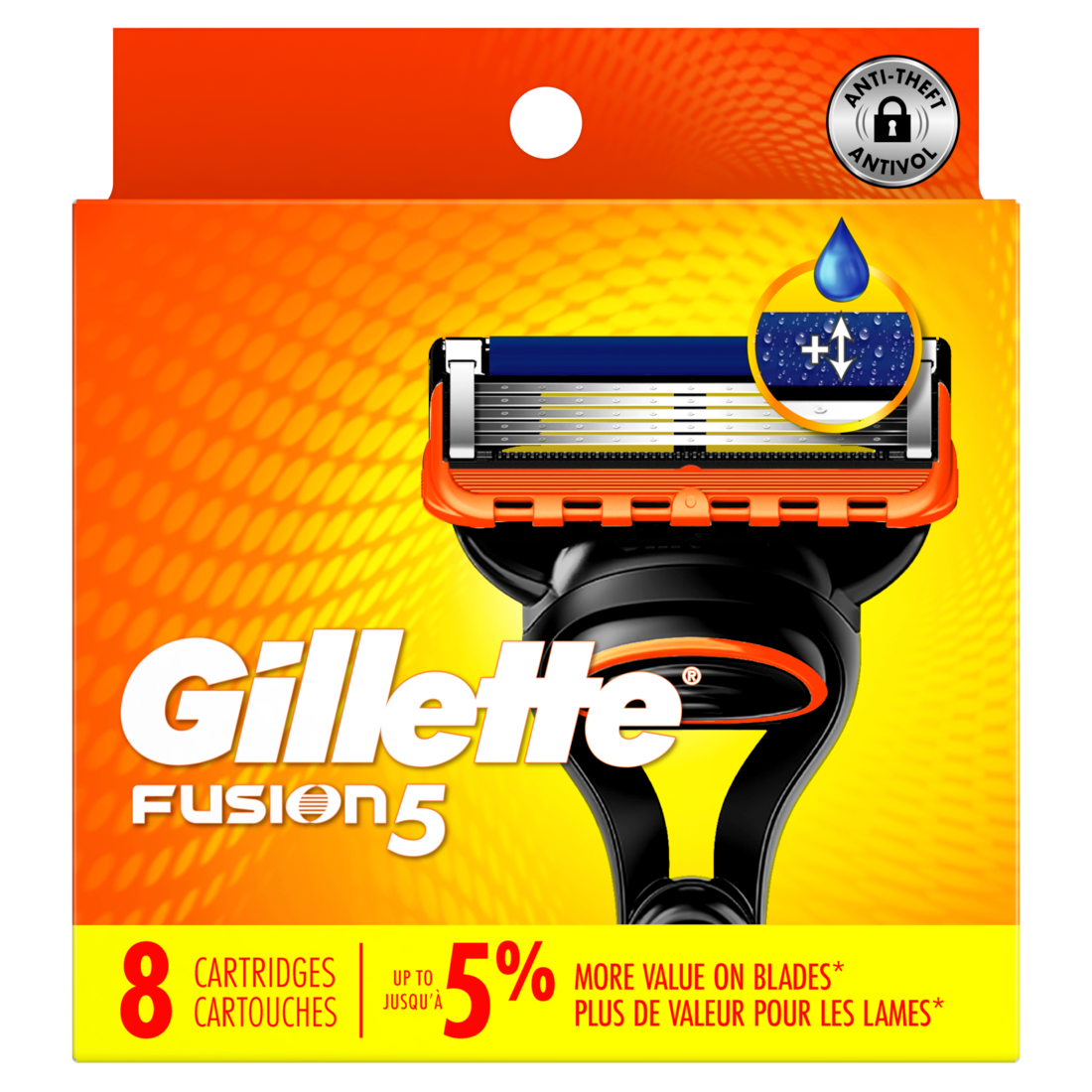 Gillette Fusion Razor Blade Refills – 8 Count