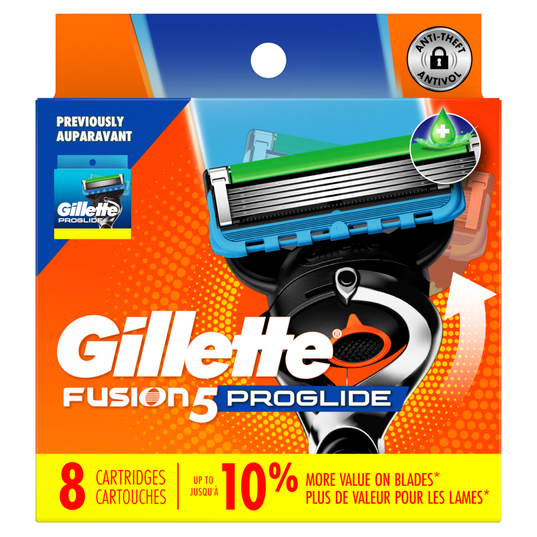 Gillette Fusion ProGlide Razor Blade Refills – 8 Count