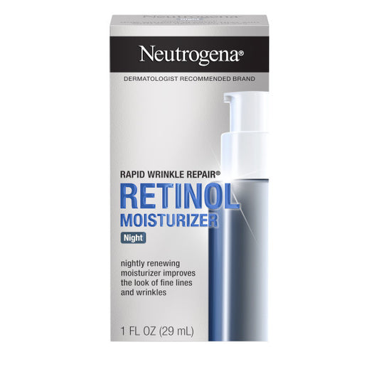 Neutrogena Rapid Wrinkle Repair Retinol Night Moisturizer, 1 Fl. Oz