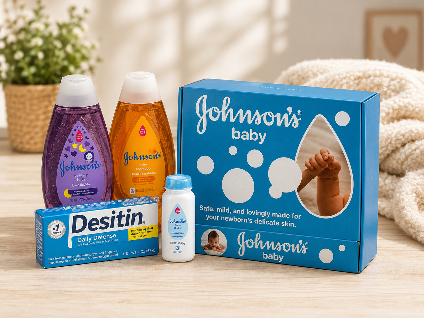 Johnson's baby gift box