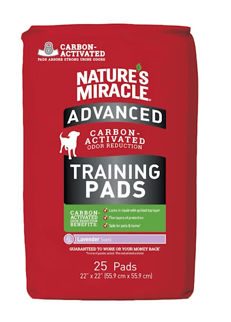 Nature’s Miracle Advanced Training Pads – 25 Count (Carbon Activated)