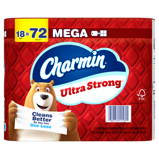 Charmin ultra strong 18 rolls