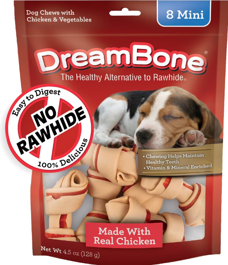 DreamBone Dog Chews – Mini 8pcs