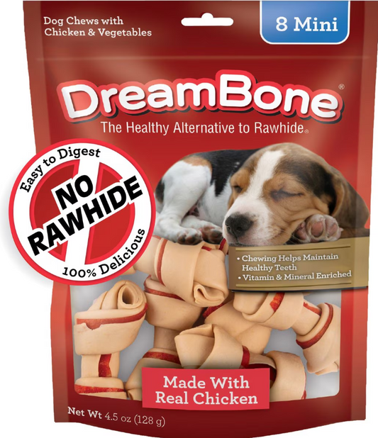 DreamBone Dog Chews – Mini 8pcs
