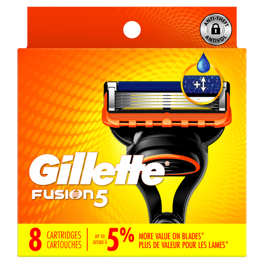 Gillette Fusion Razor Blade Refills – 8 Count