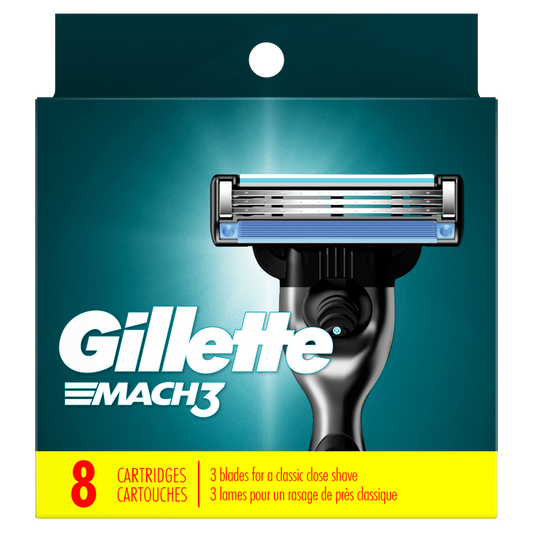 Gillette Mach3 Razor Blade Refills – 8 Count