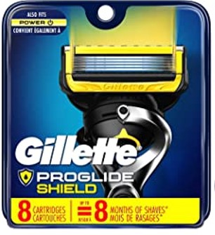 Gillette Fusion ProGlide Shield Razor Blade Refills – 8 Count