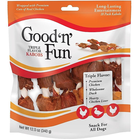 Good ‘n’ Fun Triple-Flavor Kabobs – Dog Treats