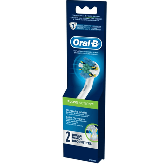 Oral-B Floss Action Replacement Brush Heads (2)